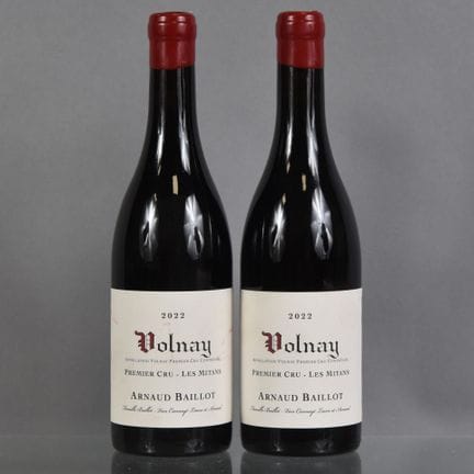 2 botellas de VOLNAY 1er Cru LES MITANS 2022 Arnau