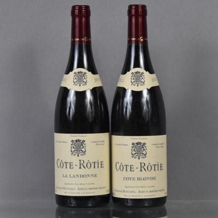 2 botellas: 1 botella de COTE-ROTIE La Landonne 20