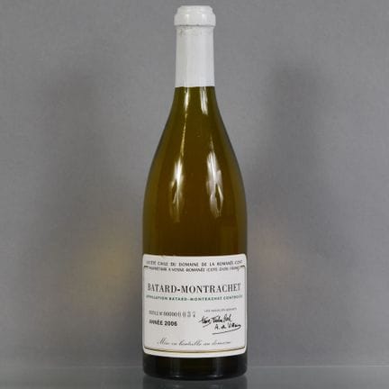 1 Flasche BATARD-MONTRACHET Grand Cru 2006 Domaine