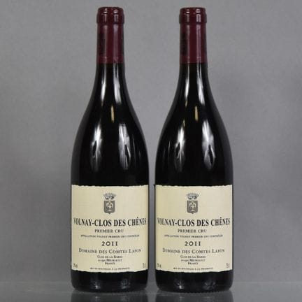 2 botellas de VOLNAY-CLOS DES CHENES 1er Cru 2011 