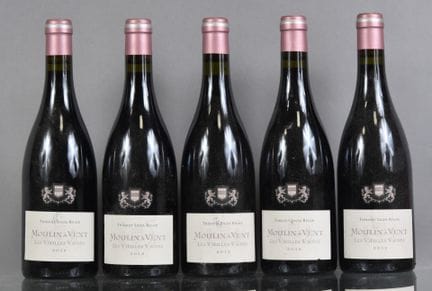 5 botellas de MOULIN-A-VENT Les Vieilles Vignes 20