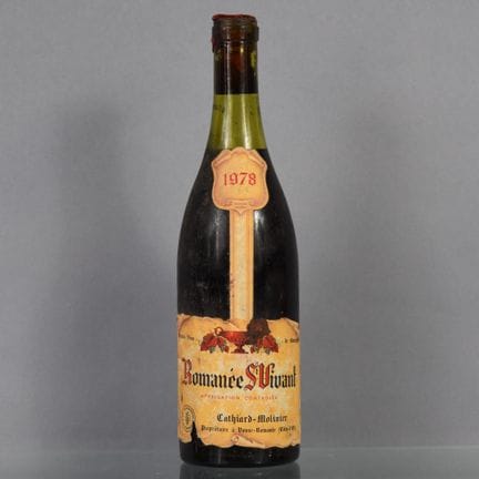 1 Flasche ROMANEE SAINT-VIVANT Grand Cru 1978 Cath