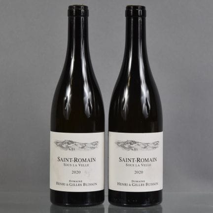 2 Bouteilles SAINT-ROMAIN, SOUS LA VELLE 2020 Doma