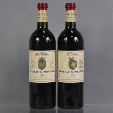 2 botellas de BANDOL 2010 Château de Pibarnon.

IV