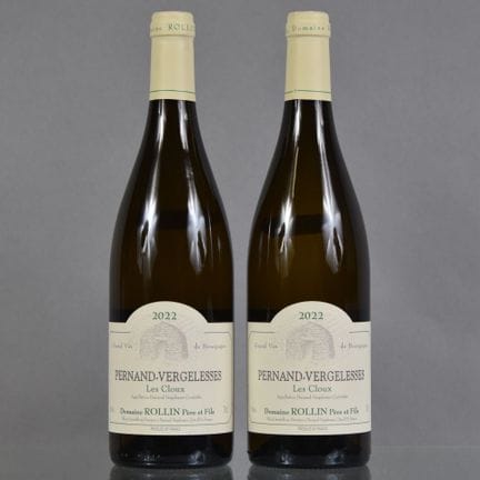 2 botellas de PERNAND-VERGELESSES, LES CLOUX 2022,