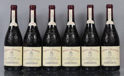6 botellas de CHATEAUNEUF-DU-PAPE Château de Beauc