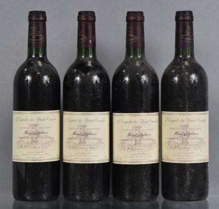 4 botellas de COTEAUX DU LANGUEDOC Montpeyroux 199
