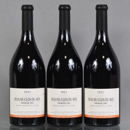 3 botellas de BEAUNE-CLOS DU ROI 1er Cru 2021 Doma