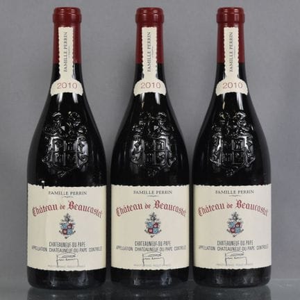 3 botellas de CHATEAUNEUF-DU-PAPE Château de Beauc