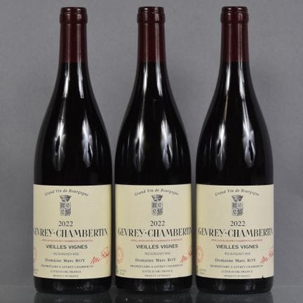 3 botellas de GEVREY-CHAMBERTIN Vieilles Vignes 20