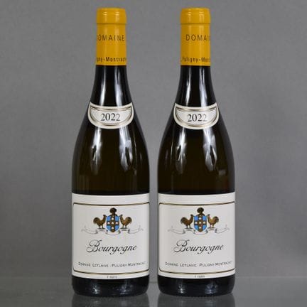 2 botellas de BOURGOGNE (blanco) 2022, Domaine Lef