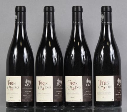 4 botellas de SAUMUR CHAMPIGNY Terres Chaudes 2015