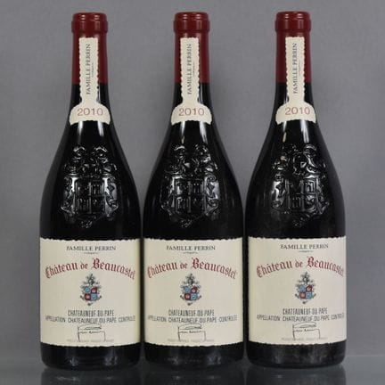 3 botellas de CHATEAUNEUF-DU-PAPE Château de Beauc