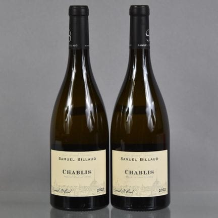 2 Bouteilles CHABLIS 2022 Samuel Billaud.

TVA inc