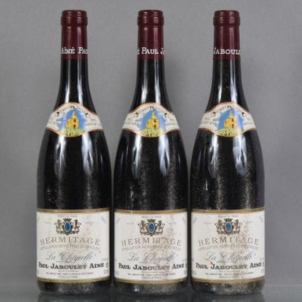 3 botellas de HERMITAGE La Chapelle (tinto) 2003 P