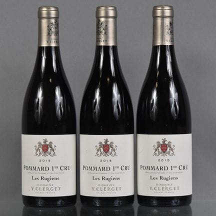 3 bottles of POMMARD 1er Cru LES RUGIENS 2015, Dom