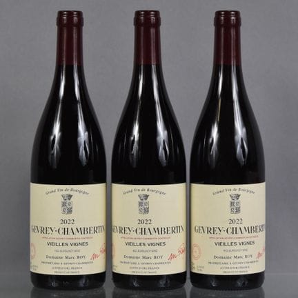 3 Bouteilles GEVREY-CHAMBERTIN Vieilles Vignes 202