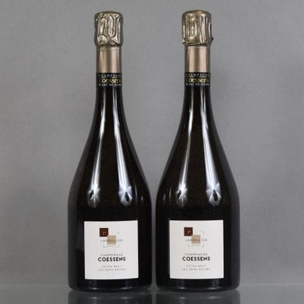 2 Flaschen CHAMPAGNE COESSENS Blanc de Noirs, Extr
