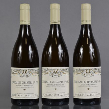 3 botellas de MEURSAULT-CHARMES 1er Cru LES CHARME