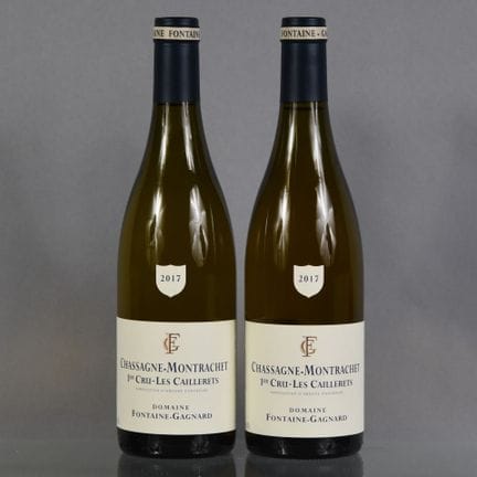 2 botellas de CHASSAGNE-MONTRACHET 1er Cru LES CAI
