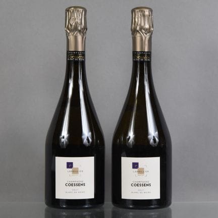2 Flaschen CHAMPAGNE COESSENS Brut, Blanc de Noirs