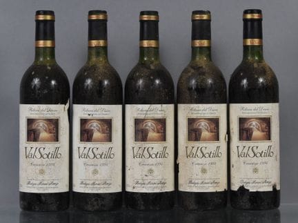 5 botellas de RIBERA DEL DUERO Crianza 1994 Val So