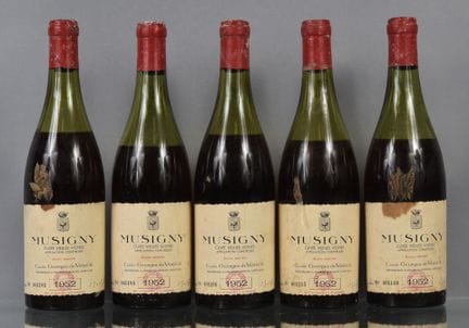 5 Flaschen MUSIGNY Grand Cru Cuvée Vieilles Vignes