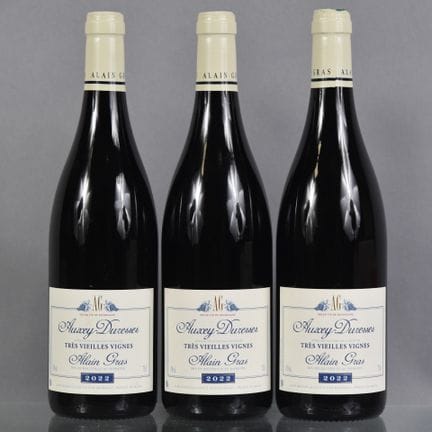 3 botellas de AUXEY-DURESSES «Viñas muy viejas» (T