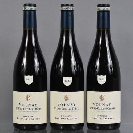 3 Bouteilles VOLNAY 1er Cru CLOS DES CHENES 2022 D