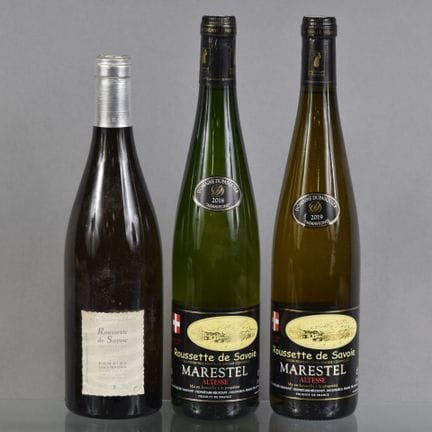 3 Flaschen: 1 Flasche ROUSSETTE DE SAVOIE 2010 Lou
