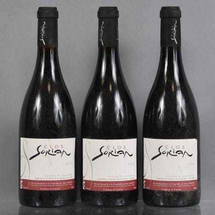 3 botellas de COTEAUX DU LANGUEDOC Clos Sorian 200