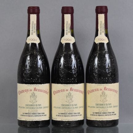 3 botellas de CHATEAUNEUF-DU-PAPE Château de Beauc