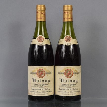 2 Flaschen VOLNAY, CLOS DES CHENES 1er Cru 1992 Mi