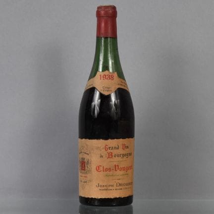 1 Flasche CLOS-VOUGEOT Grand Cru 1938 Joseph Drouh