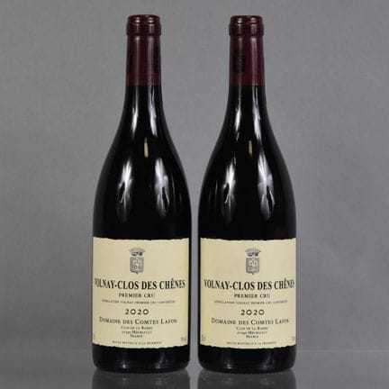 2 Bouteilles VOLNAY-CLOS DES CHENES 1er Cru 2020 D