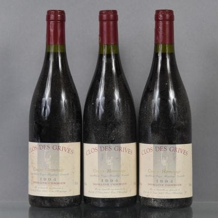 3 botellas de CROZES-HERMITAGE Clos des grives 199