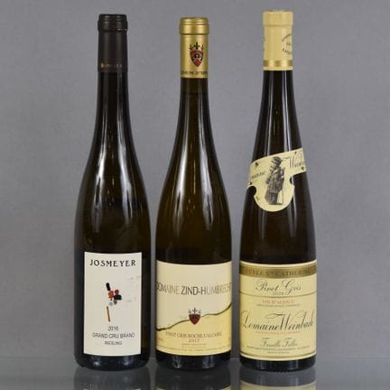 3 Flaschen: 1 Flasche ALSACE Grand Cru Riesling Br