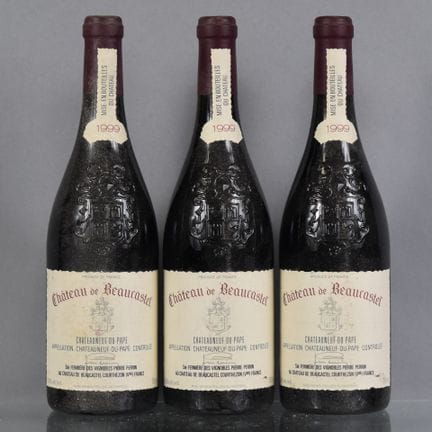 3 botellas de CHATEAUNEUF-DU-PAPE Château de Beauc