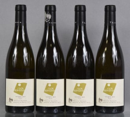 4 botellas de SAUMUR Parnay, Clos Romans 2014, Dom