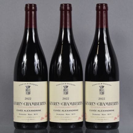 3 botellas de GEVREY-CHAMBERTIN Cuvée Alexandrine 