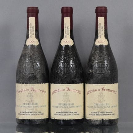 3 botellas de CHATEAUNEUF-DU-PAPE Château de Beauc