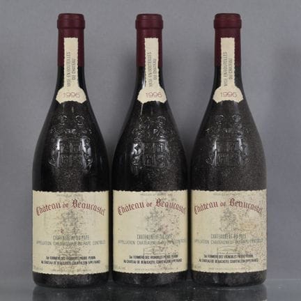 3 botellas de CHATEAUNEUF-DU-PAPE Château de Beauc