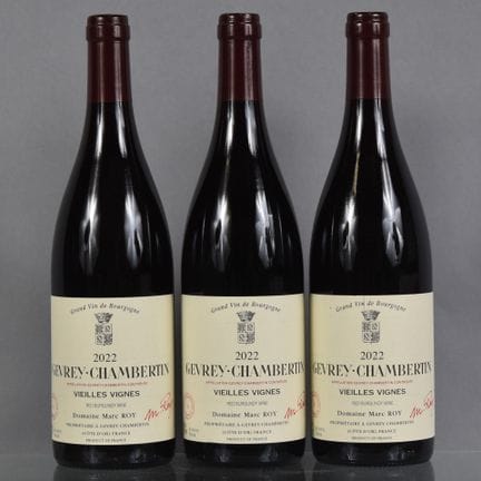 3 bottles of GEVREY-CHAMBERTIN Vieilles Vignes 202