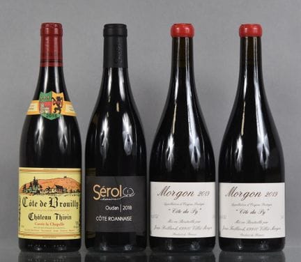 4 botellas: 2 botellas de MORGON Côte du Py 2019 J
