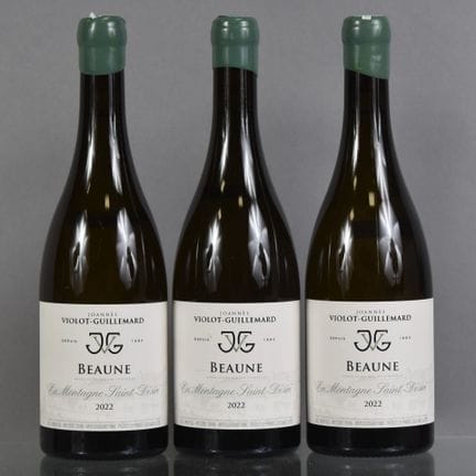 3 botellas de BEAUNE, EN MONTAGNE SAINT-DESIRE (bl