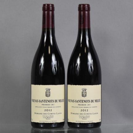 2 botellas de VOLNAY-SANTENOTS DU MILIEU 1er Cru 2