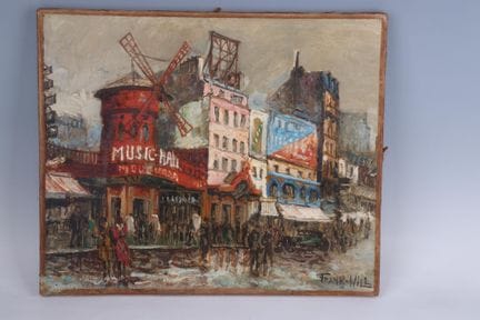 FRANK-WILL (1900–1951)
Das Moulin Rouge 
Öl auf Le