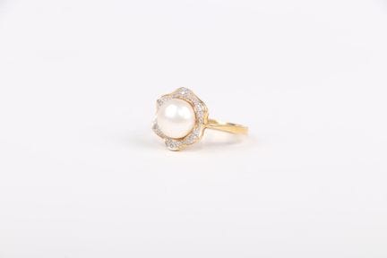 Anello in oro giallo 18 carati (750/1000) imprezio