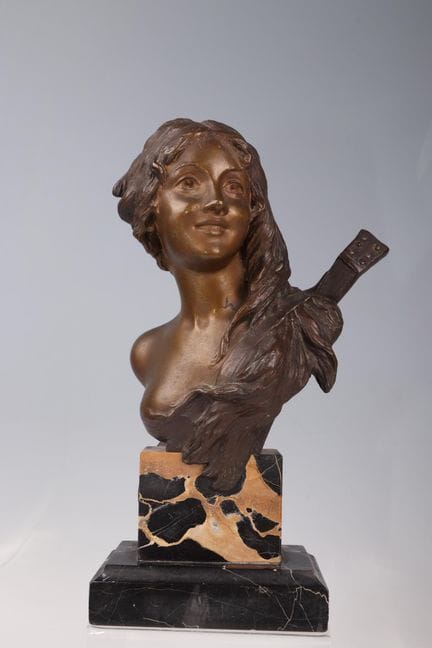 Georges VAN DER STRAETEN (1856–1926),
Frau mit Man