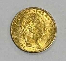 AUSTRIA-UNGHERIA 
Una moneta da 20 fiorini d'oro d